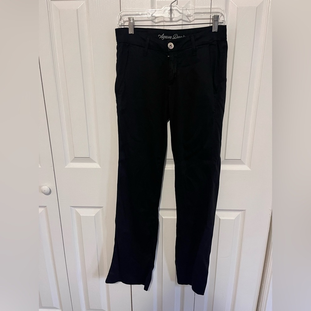 Agave Denim Black Straight Leg Jean Size 27
